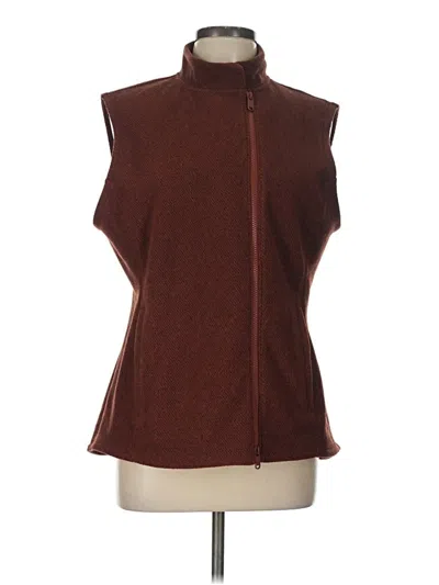 Pre-owned Athleta Vest In Brown