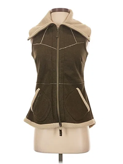 Pre-owned Athleta Vest In Brown
