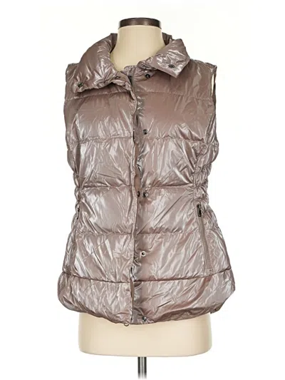 Pre-owned Athleta Vest In Brown