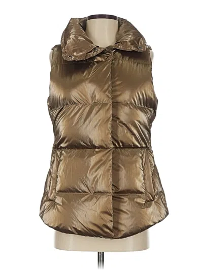 Pre-owned Athleta Vest In Gold