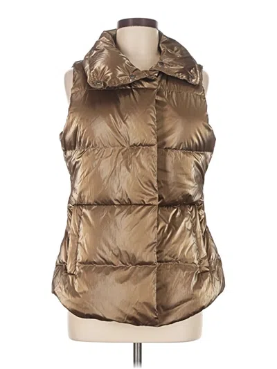 Pre-owned Athleta Vest In Gold