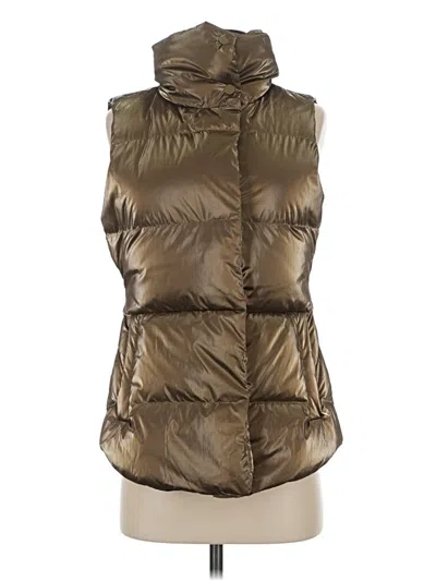Pre-owned Athleta Vest In Gold