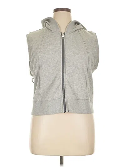 Pre-owned Athleta Vest In Gray