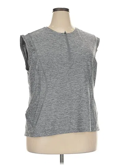 Pre-owned Athleta Vest In Gray
