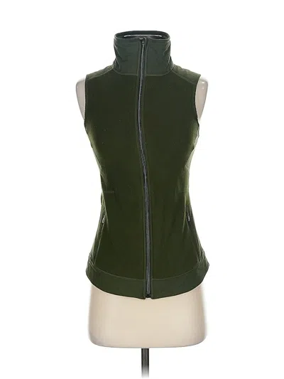 Pre-owned Athleta Vest In Green