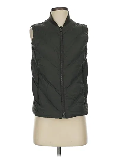 Pre-owned Athleta Vest In Green