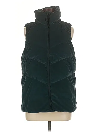Pre-owned Athleta Vest In Green