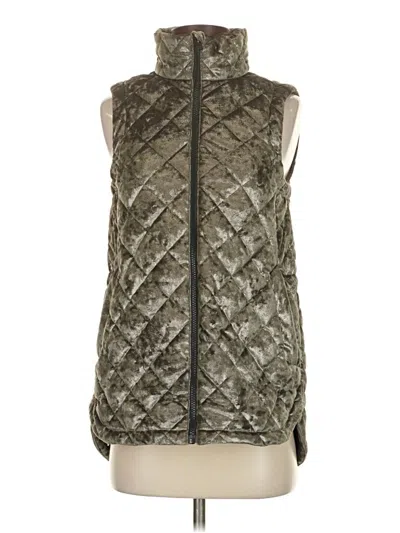 Pre-owned Athleta Vest In Green