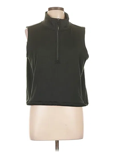 Pre-owned Athleta Vest In Green