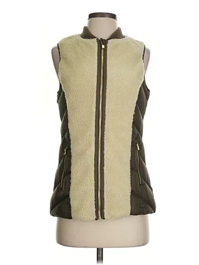 Pre-owned Athleta Vest In Green