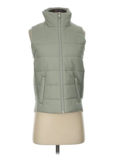 Pre-owned Athleta Vest In Green