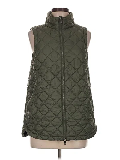 Pre-owned Athleta Vest In Green