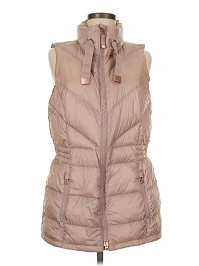 Pre-owned Athleta Vest In Tan