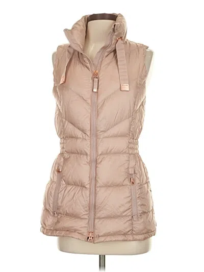 Pre-owned Athleta Vest In Tan