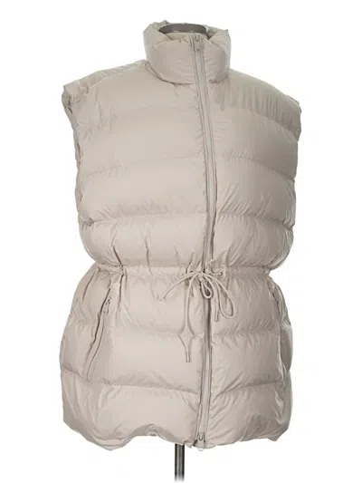 Pre-owned Athleta Vest In White