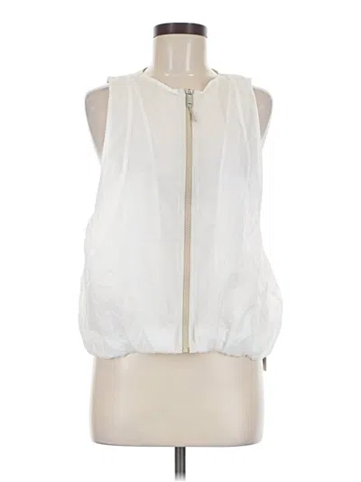 Pre-owned Athleta Vest In White