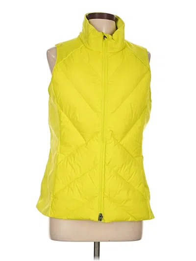 Pre-owned Athleta Vest In Yellow