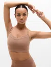 Athleta Vital Bra D-dd In Brown