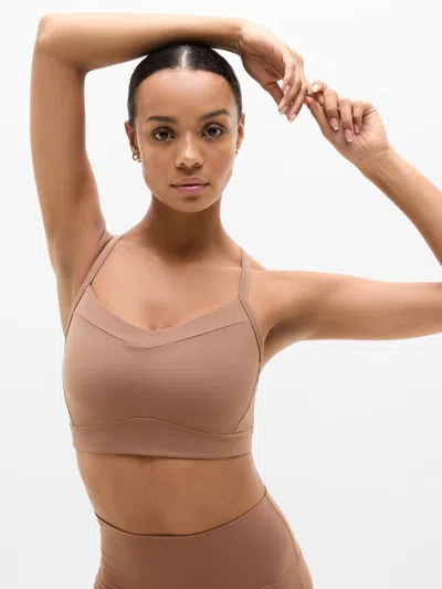 Athleta Vital Bra D-dd In Brown