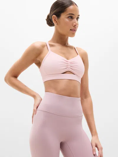 Athleta Vital Cinch Sports Bra A-c In Pink