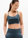 Athleta Vital Matte Foil Bra A-c