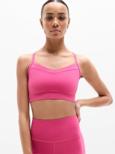 Athleta Vital Sports Bra D-dd In Pink