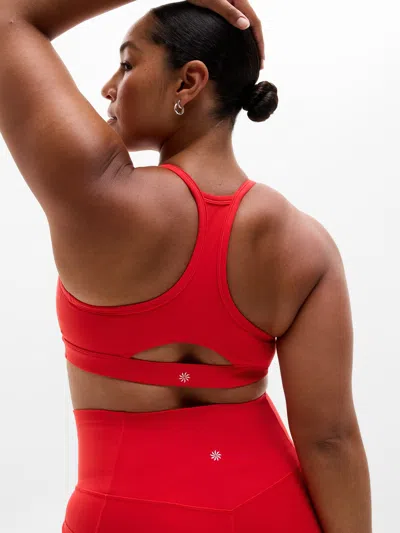 Athleta Vital Sports Bra D-dd In Red