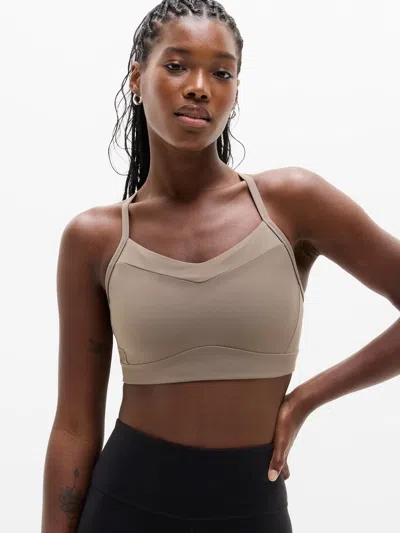 Athleta Vital Sports Bra D-dd In Brown
