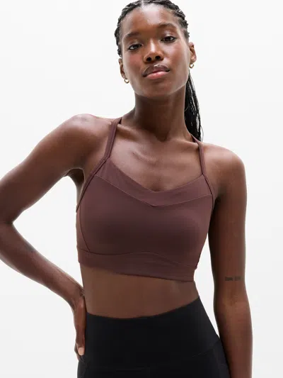 Athleta Vital Sports Bra D-dd In Brown