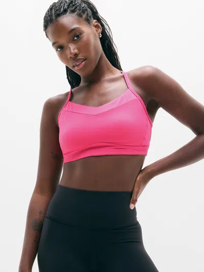 Athleta Vital Sports Bra D-dd In Pink