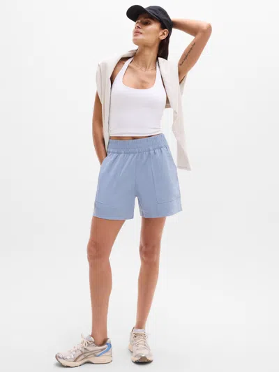 Athleta Wayfind High Rise 5" Short In Blue