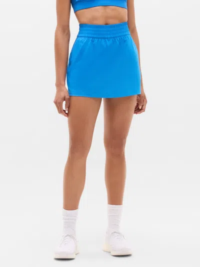 Athleta Weekender High Rise 14" Run Skort In Blue