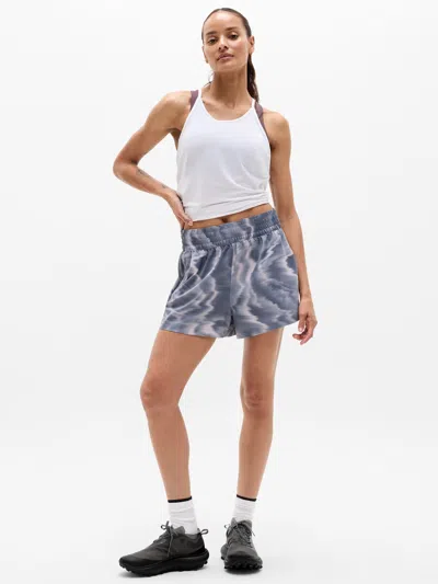 Athleta Weekender High Rise 3" Run Short In Gray