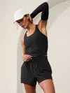 Athleta Weekender High Rise Run Short In Black