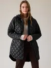 Athleta Whisper Featherless Puffer Parka In Black