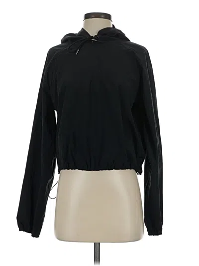 Pre-owned Athleta Windbreaker Jacket In Black