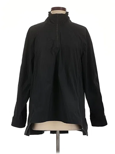 Pre-owned Athleta Windbreaker Jacket In Black