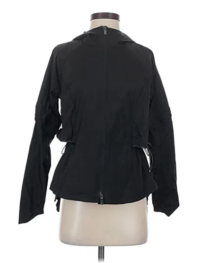 Pre-owned Athleta Windbreaker Jacket In Black