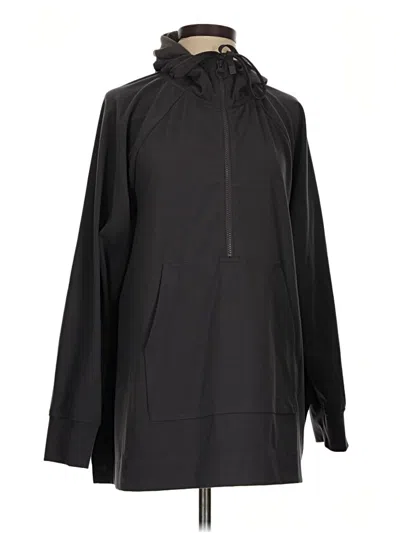 Pre-owned Athleta Windbreaker Jacket In Black