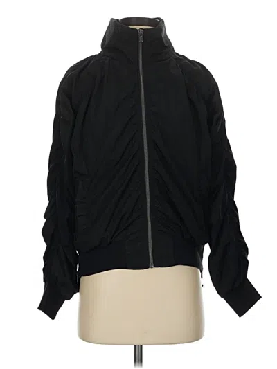 Pre-owned Athleta Windbreaker Jacket In Black