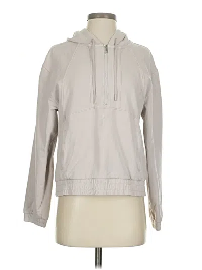 Pre-owned Athleta Windbreaker Jacket In Gray