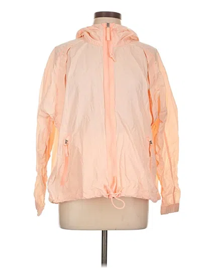 Pre-owned Athleta Windbreaker Jacket In Orange