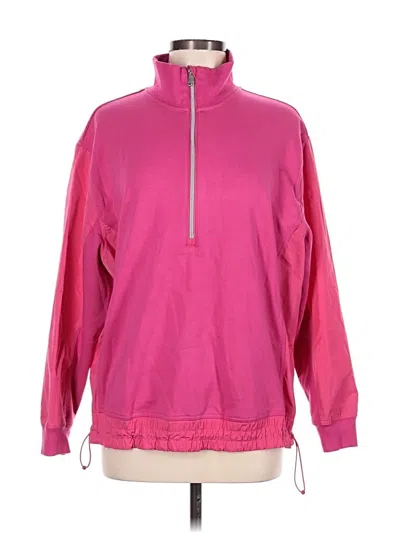 Pre-owned Athleta Windbreaker Jacket In Pink