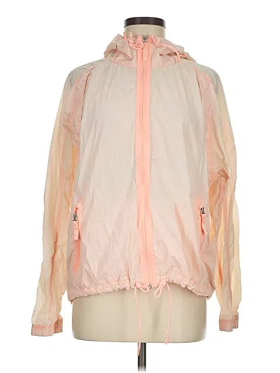 Pre-owned Athleta Windbreaker Jacket In Pink