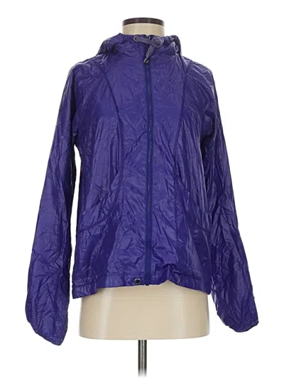 Pre-owned Athleta Windbreaker Jacket In Purple