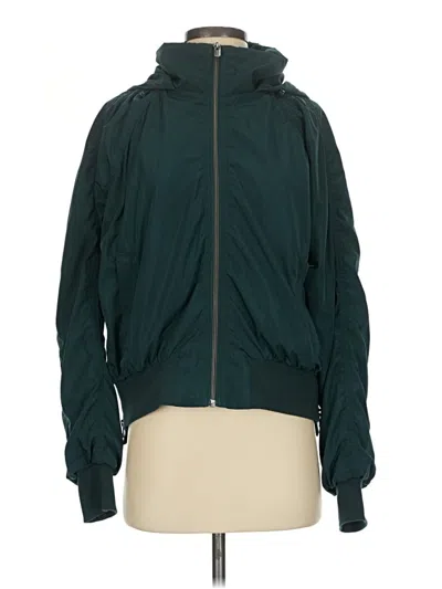 Pre-owned Athleta Windbreaker Jacket In Teal