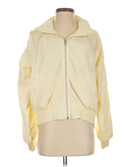 Pre-owned Athleta Windbreaker Jacket In Yellow
