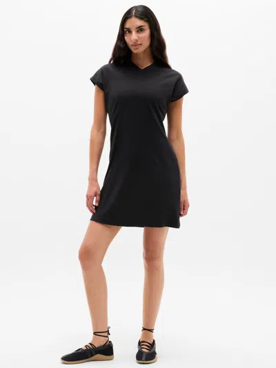Athleta Wishful Cotton Dress In Black