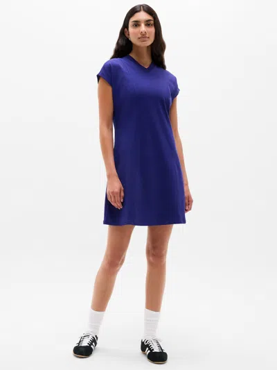 Athleta Wishful Cotton Dress In Mystic