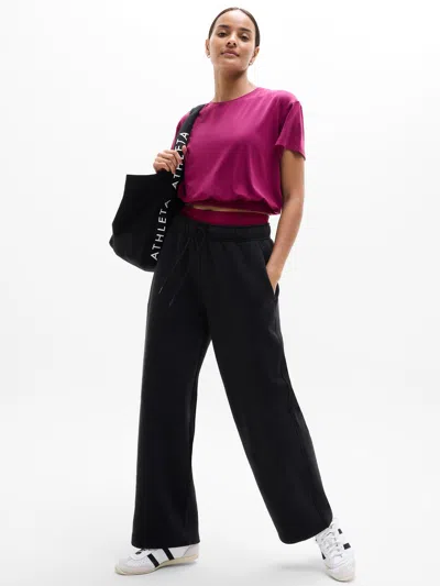 Athleta With Ease Bubble Hem Tee